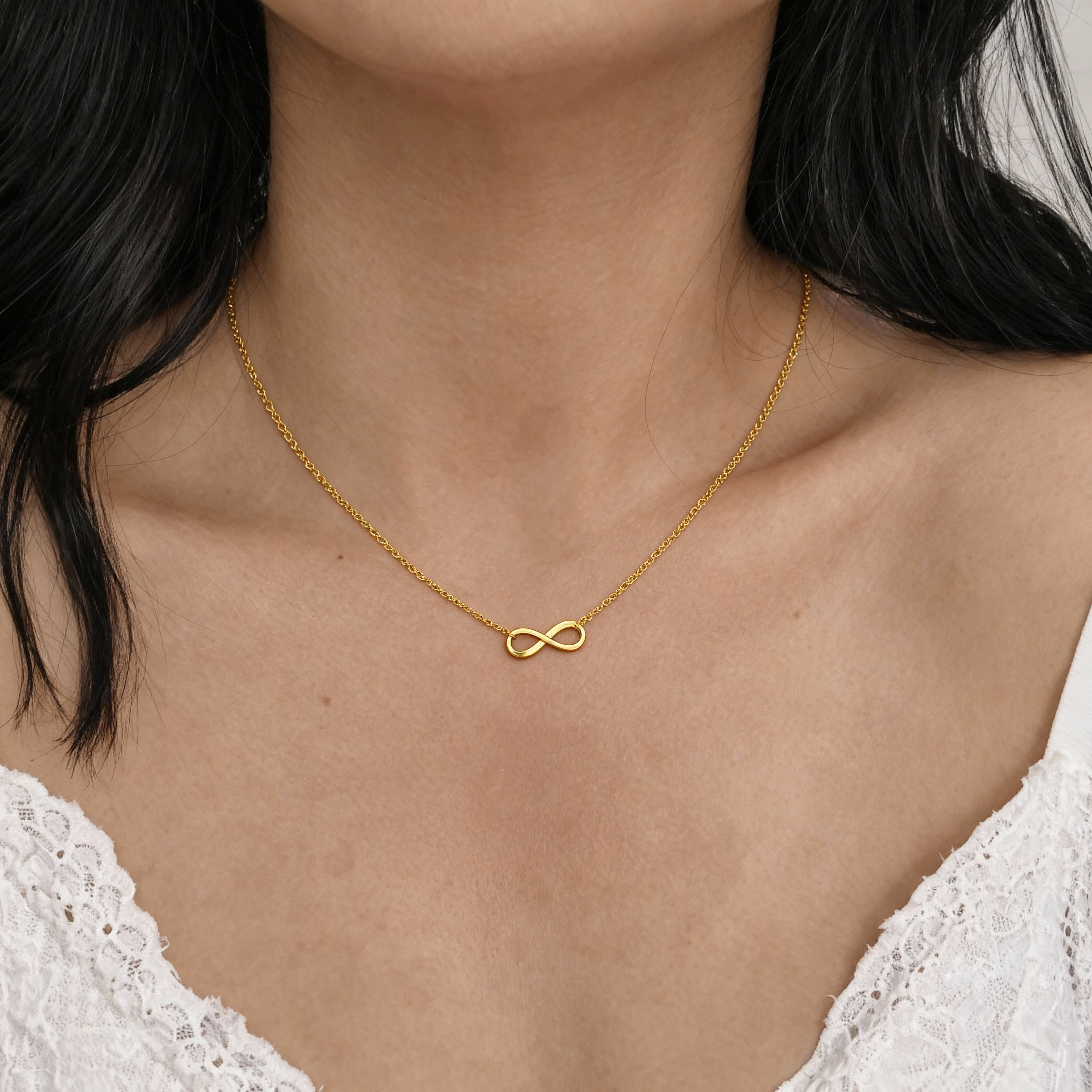 Golden Infinity Classic Necklace