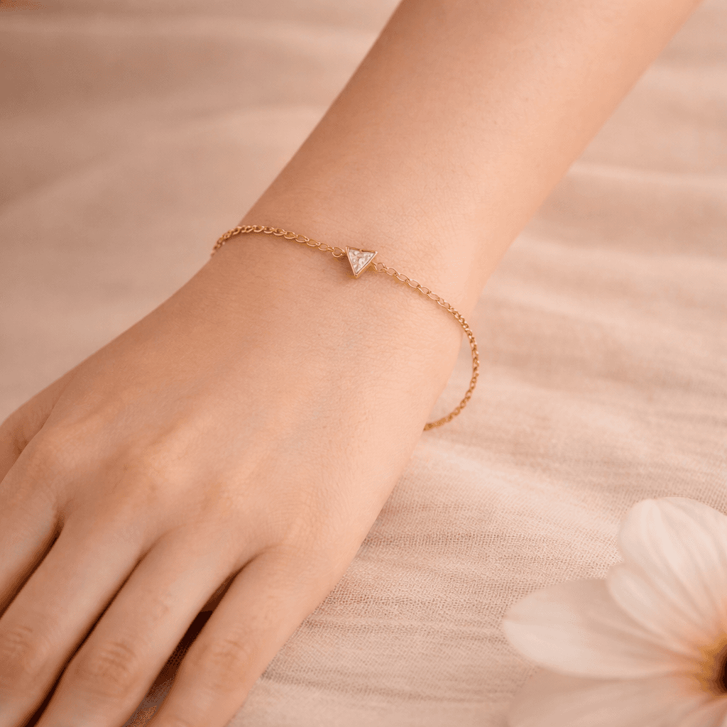 Triangle Spark Minimal Bracelet