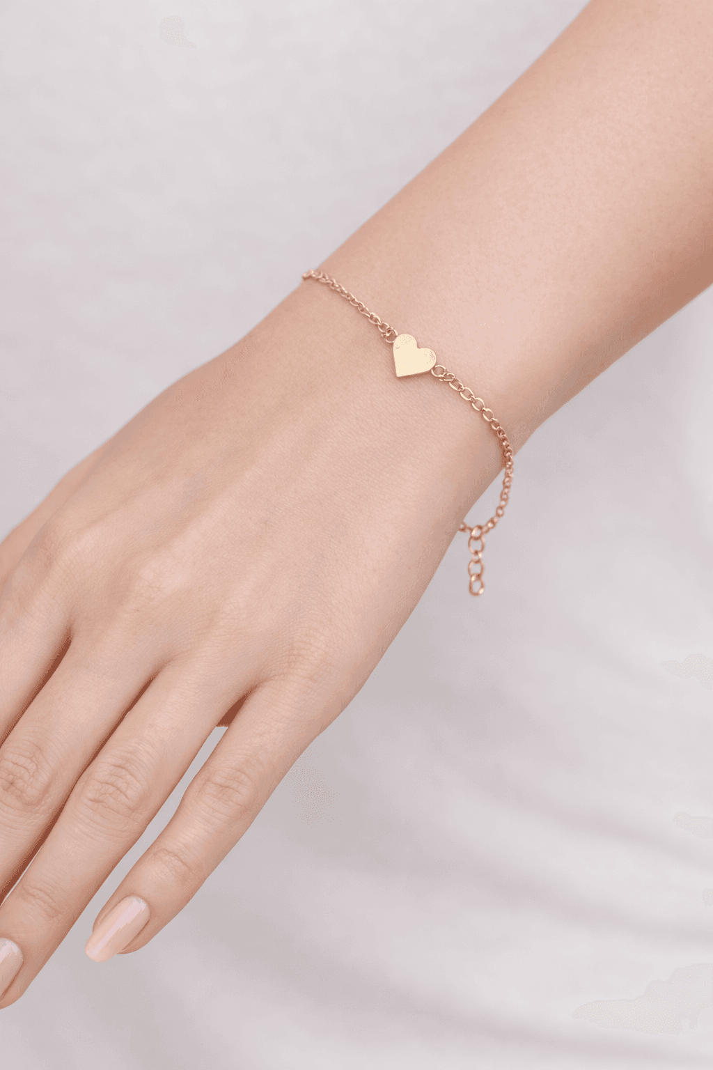 Golden Heart Minimal Bracelet