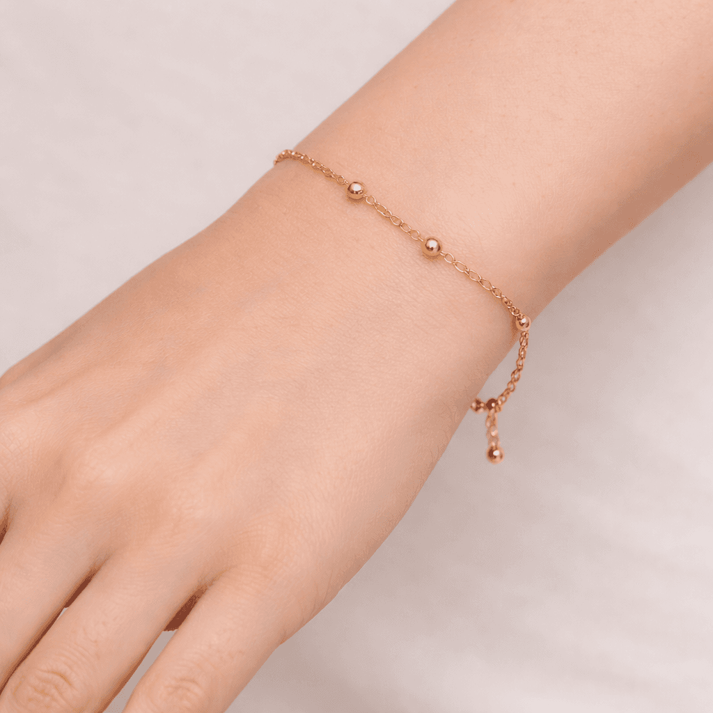 Golden Bead Chain Bracelet